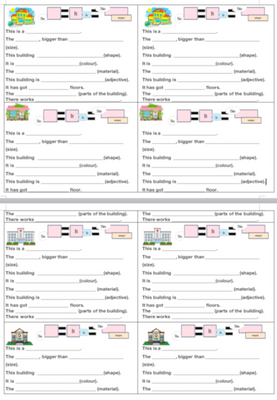 Describe City Place Writing Cards Level 3 286 фото