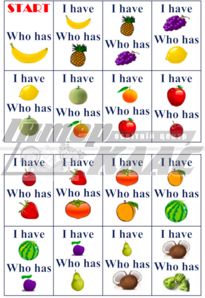 Fruits and Vegetables  I have Game Level 2 263 фото