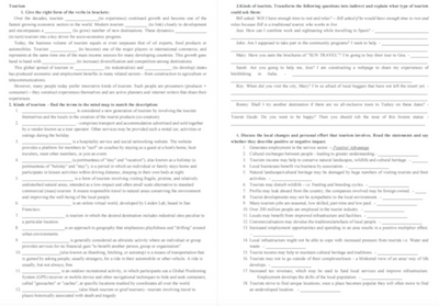 Tourism Worksheet Level 10 238 фото