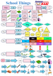 Level 1 School Things , School, Level 1 / A1, Speaking Map