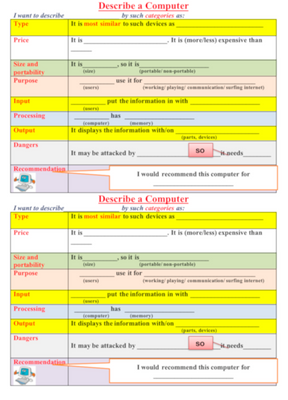 Computer Writing Speaking Card Level 5 243 фото