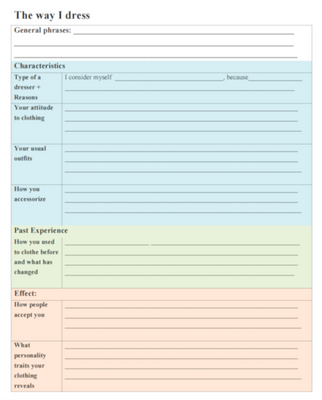 Clothes Writing Speaking Card Level 8, Clothes, Level 8, Speaking/Writing Card